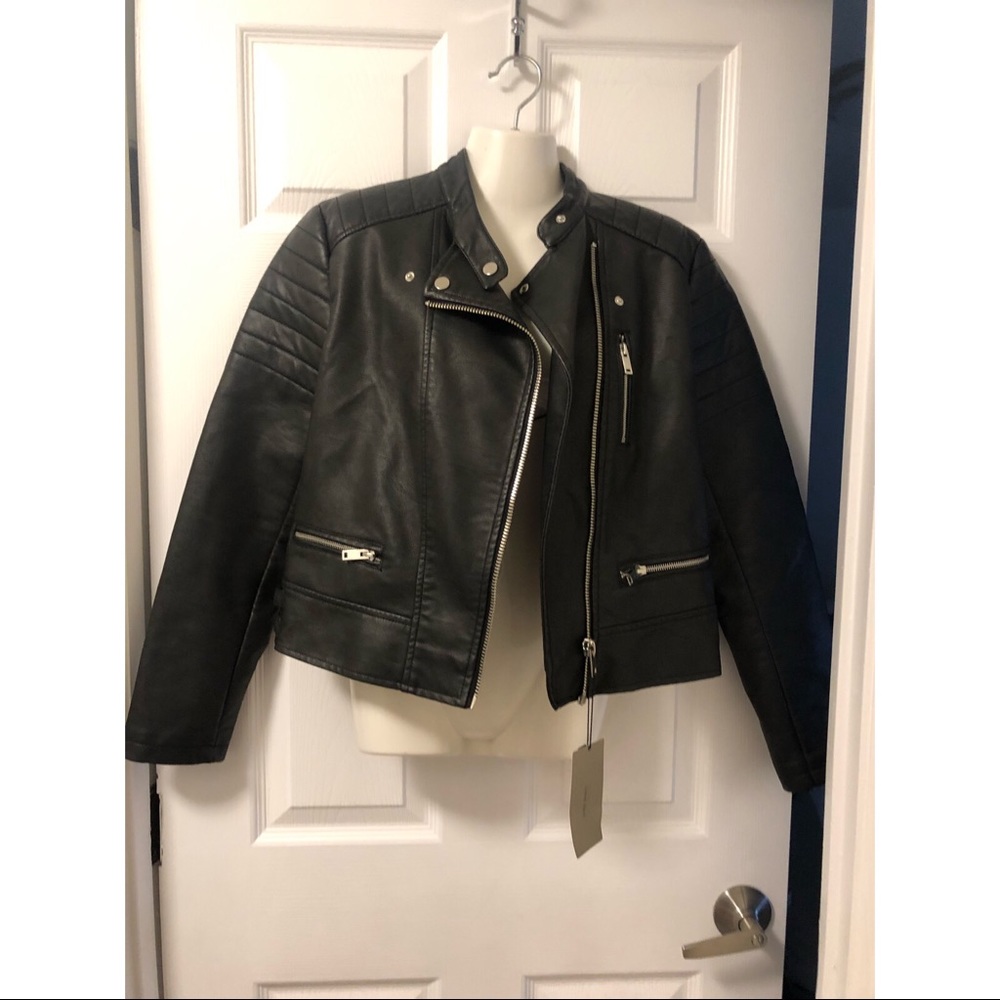 Zara leather jacket